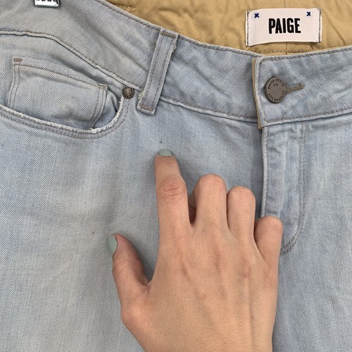 Paige Jem Boot Light Wash Flare Jeans - Bild 3 von 7