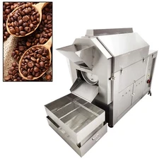 220V Automatic Coffee Bean Nut Roasting Machine Drum Roaster Machine