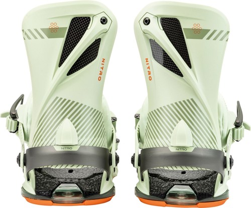 Nitro Phantom Plus Men's Snowboard Bindings, Soft Lime, Medium MY25 - Picture 3 of 3