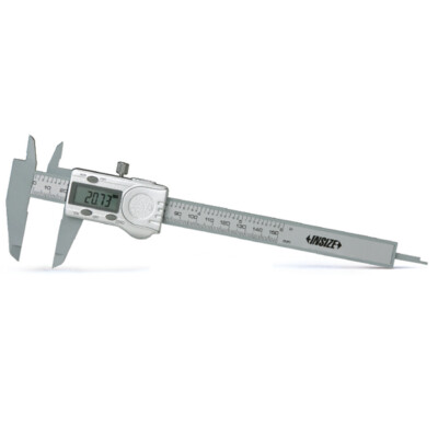 Insize Electronic Digital Plastic Caliper,  0-6''/0-150mm (1139-150)