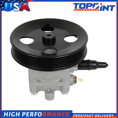 Power Steering Pump w/ Pulley for 06-12 Mitsubishi 04-12 Eclipse