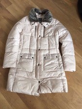 Stunning Ladies Geox Light Beige Winter Jacket Size 8