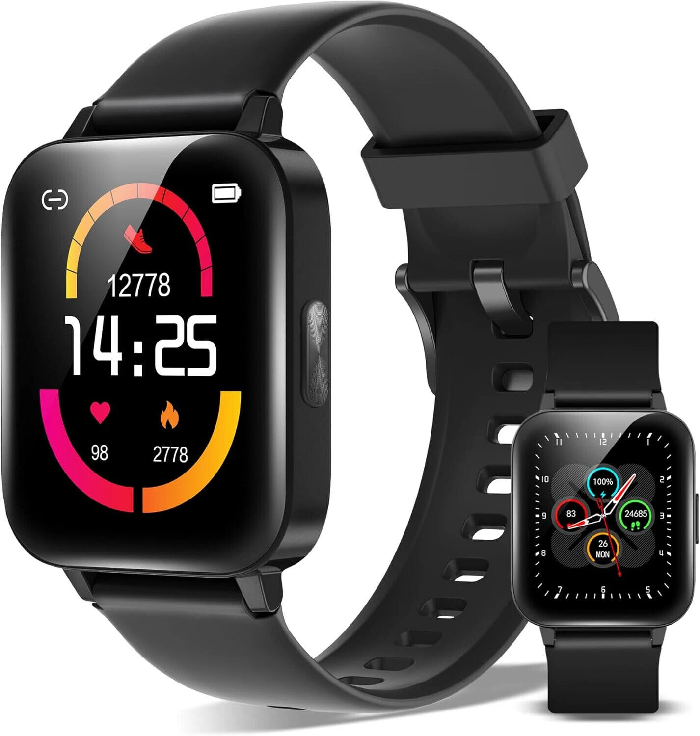 Smart Watch Men Women with Phone Function Wristwatch Sports Watch for Android IOS