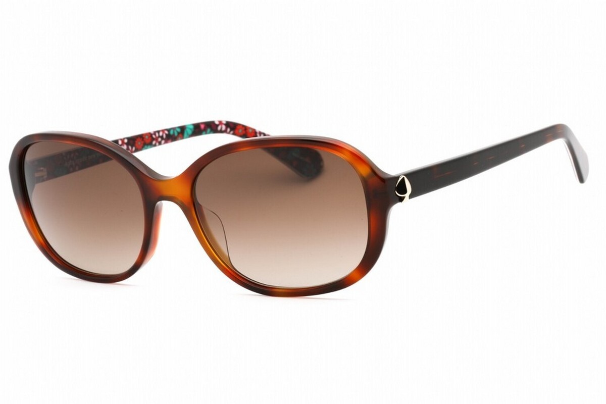 Солнцезащитные очки KATE SPADE KIZABELLA-086-55 Размер 55 мм 140 мм 17 темные солнцезащитные ОЧКИ havana 9790₽