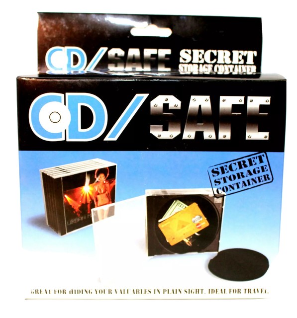 Brown Sugar 6 CD hidden storage safe hide secret valuable stash