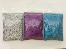 Solvent Resistant IRREGULAR shape Glitter U Choose Color Nail Art Face Crafts