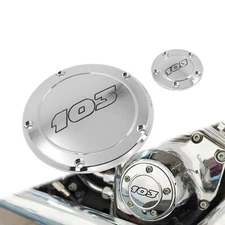 Chrome 103 Derby Cover Timer Timing Cover Fit For Dyna 99-17 Touring 1999 - 2015