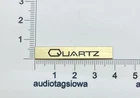 Technics SL-J2 Quartz Turntable Badge Custom Made Gold Aluminum