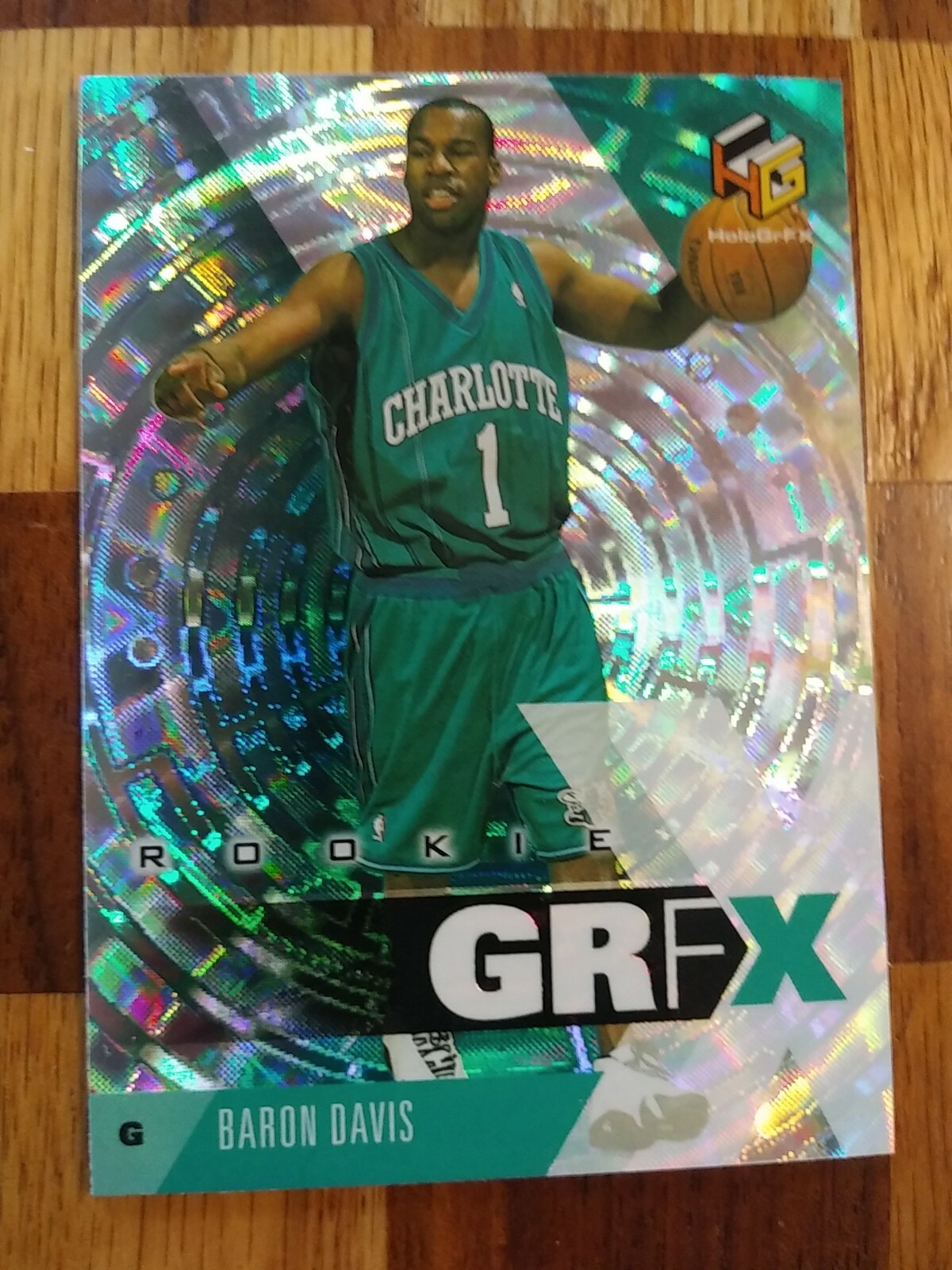 1999-00 Upper Deck HoloGrFX Baron Davis #73 Rookie