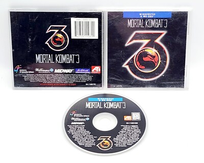 Mortal Kombat 3 PC 1995 Midway CD-Rom Computer Video Game Polished Disc! 