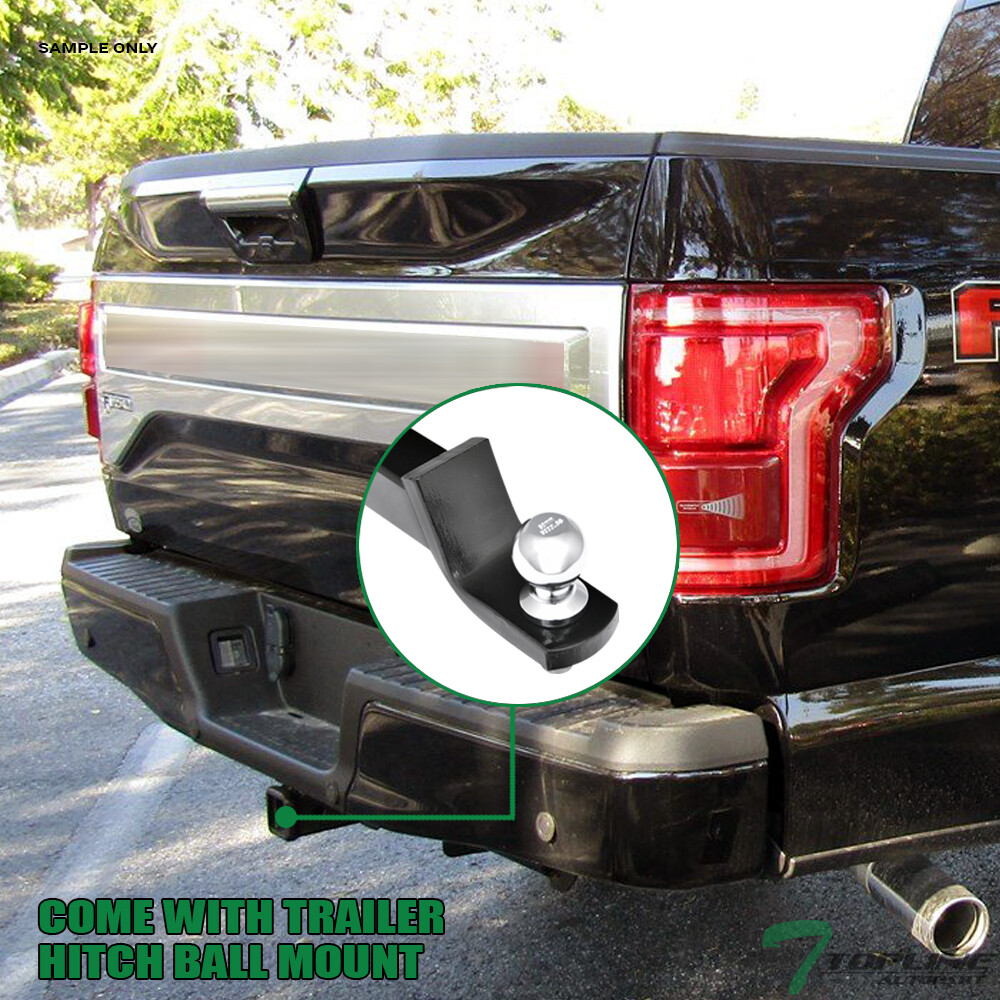 Topline Autopart Class 4 Trailer Hitch Receiver For 2015-2025 Ford F150 – 2in Black Powder-Coated Th-f15015-d017-tl
