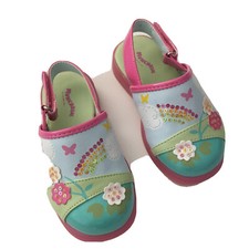 Girls 11m Stride Rite Munchkin Sandal Teagan Pink NEW hook and loop