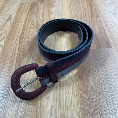 Jigsaw Genuine Suede Leather Belt Women display picture 3