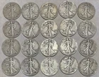 1929 S Thru 1945 Walking Liberty Silver Half Dollar Roll mixed date & Mint Marks