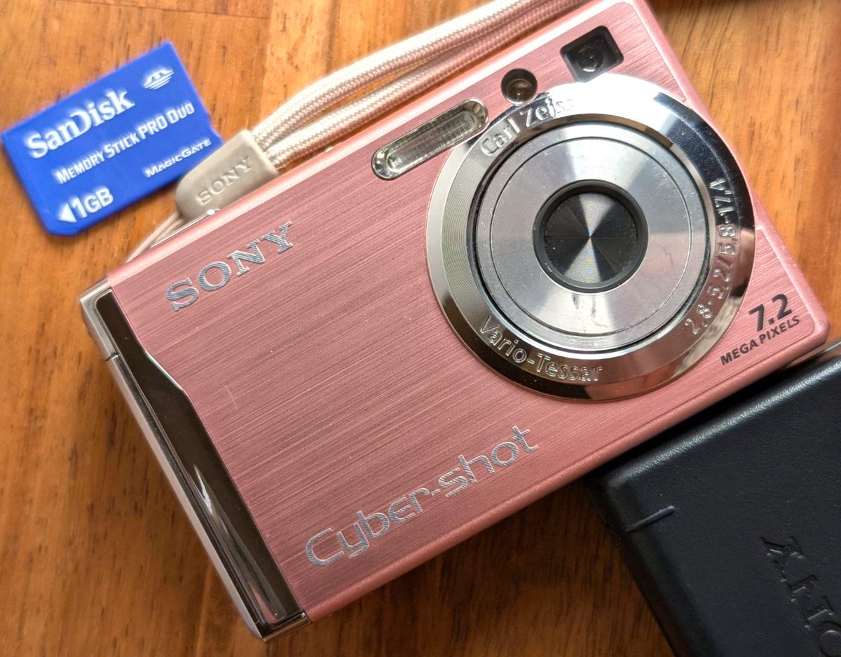 Japanese only N MINT Sony Cyber-shot DSC-W80 Digital Camera 7.2MP
