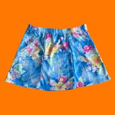 90's vintage micro mini skirt swim cover up LARGE runs small deadstock