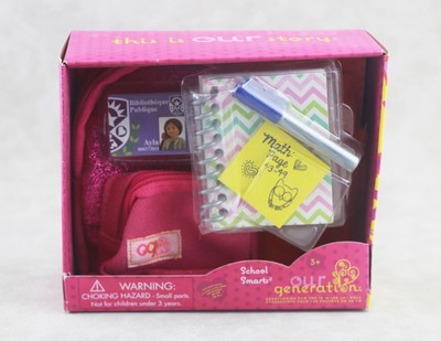 Our Generation school smarts fits American Girl 18'' doll bag