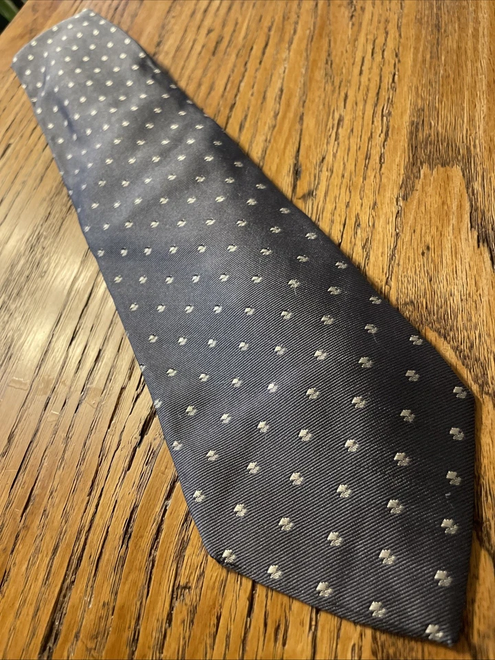 Corbata geométrica vintage usada en excelente estado Giorgio Armani Collezioni de seda hecha en Italia Foto 2 de 4