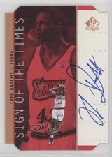 1998-99 SP Authentic Sign of the Times Bronze Theo Ratliff #TR Auto 0u1n