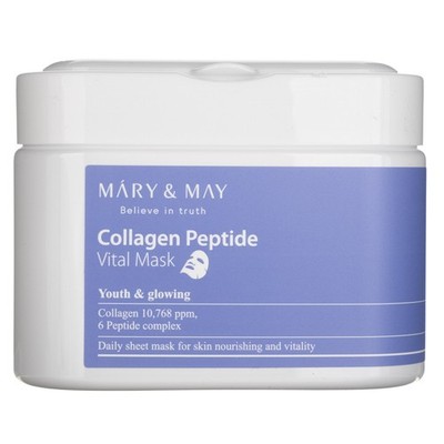 Mary&May Collagen Peptide Vital Mask - 30 Stück