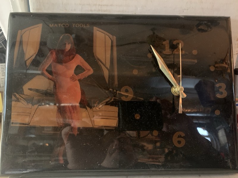 Matco Tools Clock Vintage