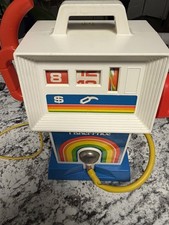 Vintage 1983 Fisher-price 984 Gas Go Service Center Pretend Play Station Pump