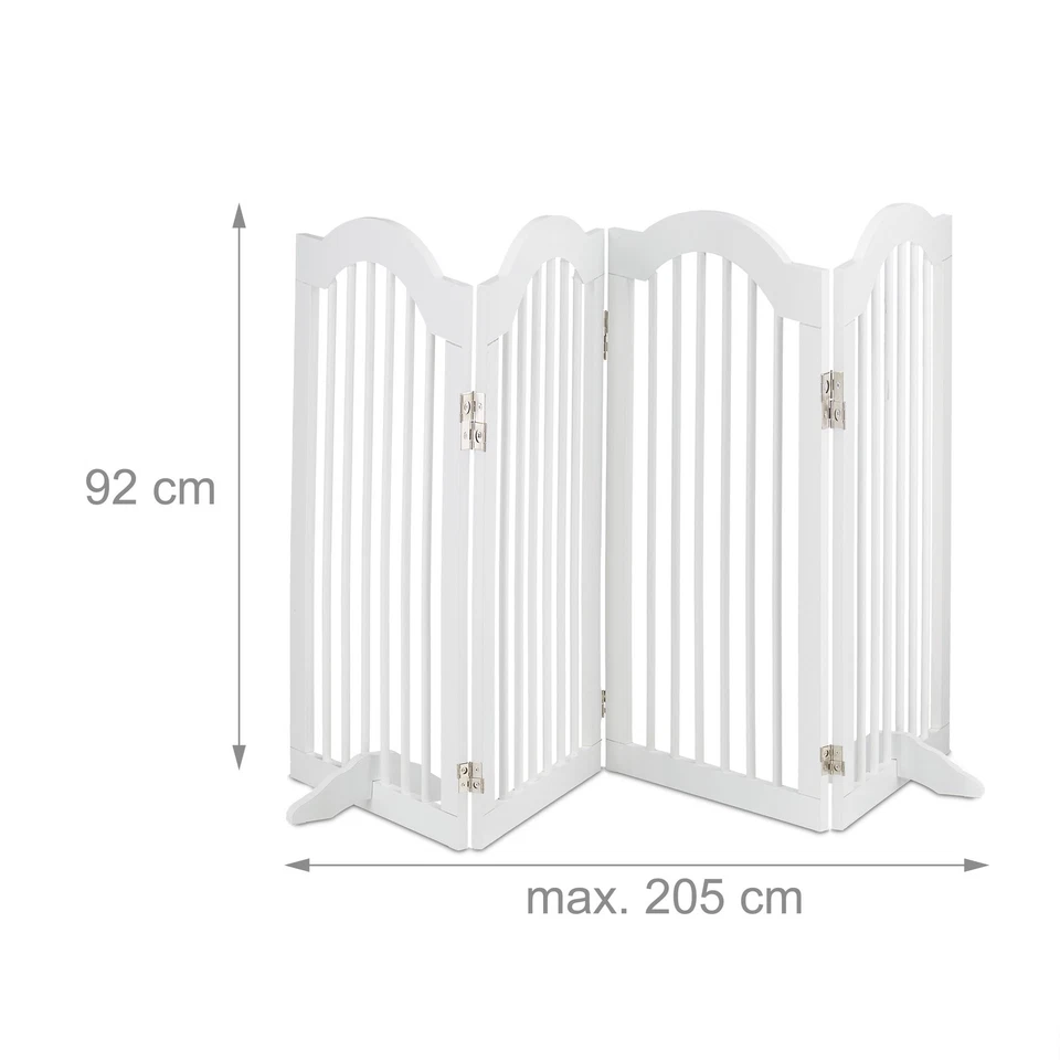 Absperrgitter Hunde-Schutzgitter Treppenschutzgitter Hundegitter klappbar - Bild 4 von 4