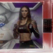 Topps 2020 UFC Striking Signatures Megan Anderson Auto Submission #SUS-MA (D)