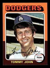 1975 TOPPS MINI #47 TOMMY JOHN DODGERS