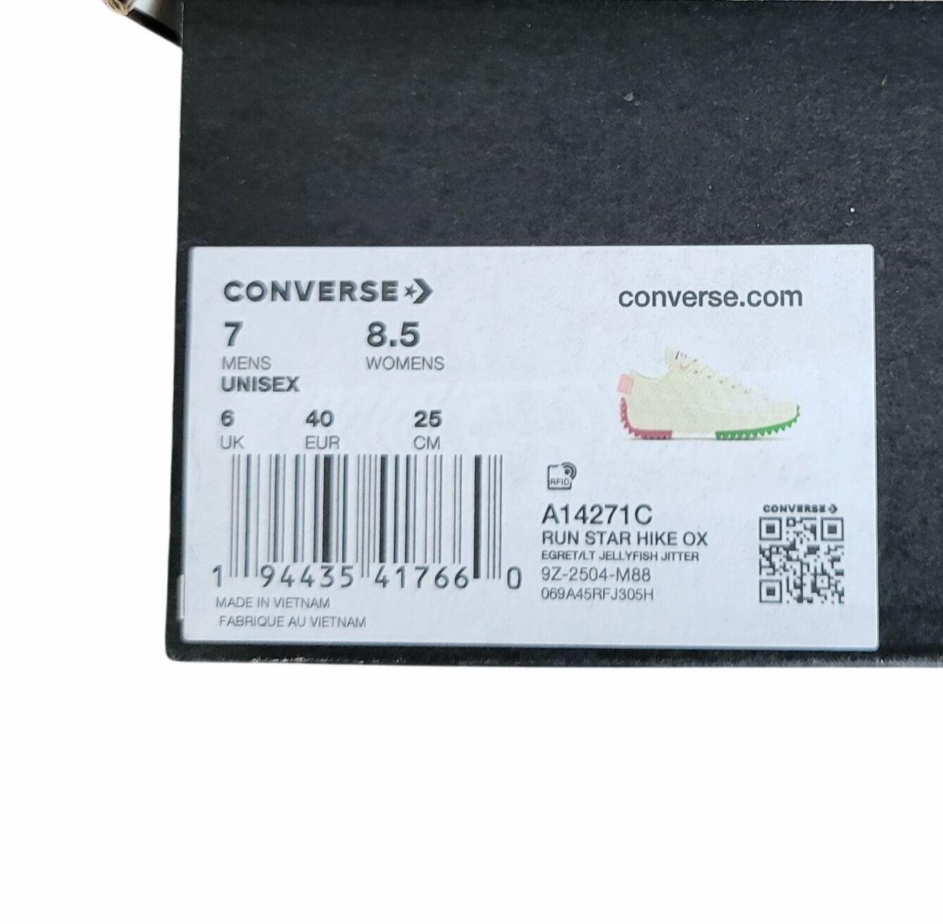 ❤️Converse Run Star Hike Ox Platform Men's Shoes Sz 7 Color Pop Sneaker A14271C thumbnail 8