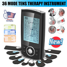 36 Modes Tens Unit Muscle Therapy Stimulator Machine Pulse Massager Pain Relief