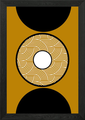 Abstraktes geometrisches Muster gerahmtes Wandbild Poster Leinwanddruck Bild