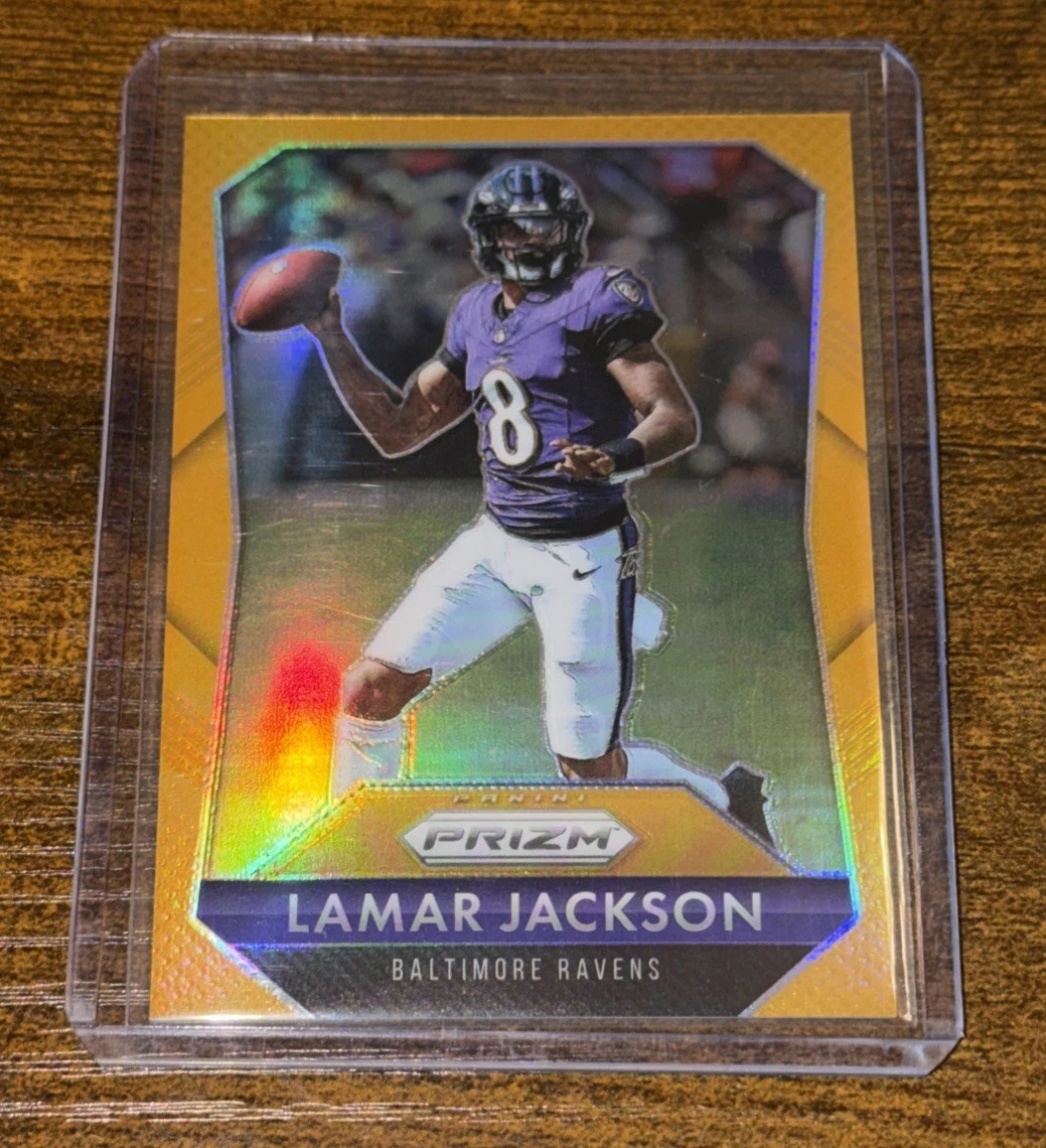 Lamar Jackson Football Serial Numbered Sports Trading Cards