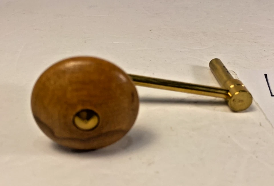 Tall Case/Longcase Grandfather Clock Winding Key Crank Marked 3.8 & 9 Lot #70 - Image 2 of 4