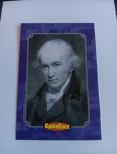 James Watt 2004 Gameface Game Rare Card Scottish Inventer Steam Engine