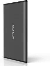 Maxone 500GB Ultra Slim Portable External Hard Drive HDD 500GB, Charcoal Grey 