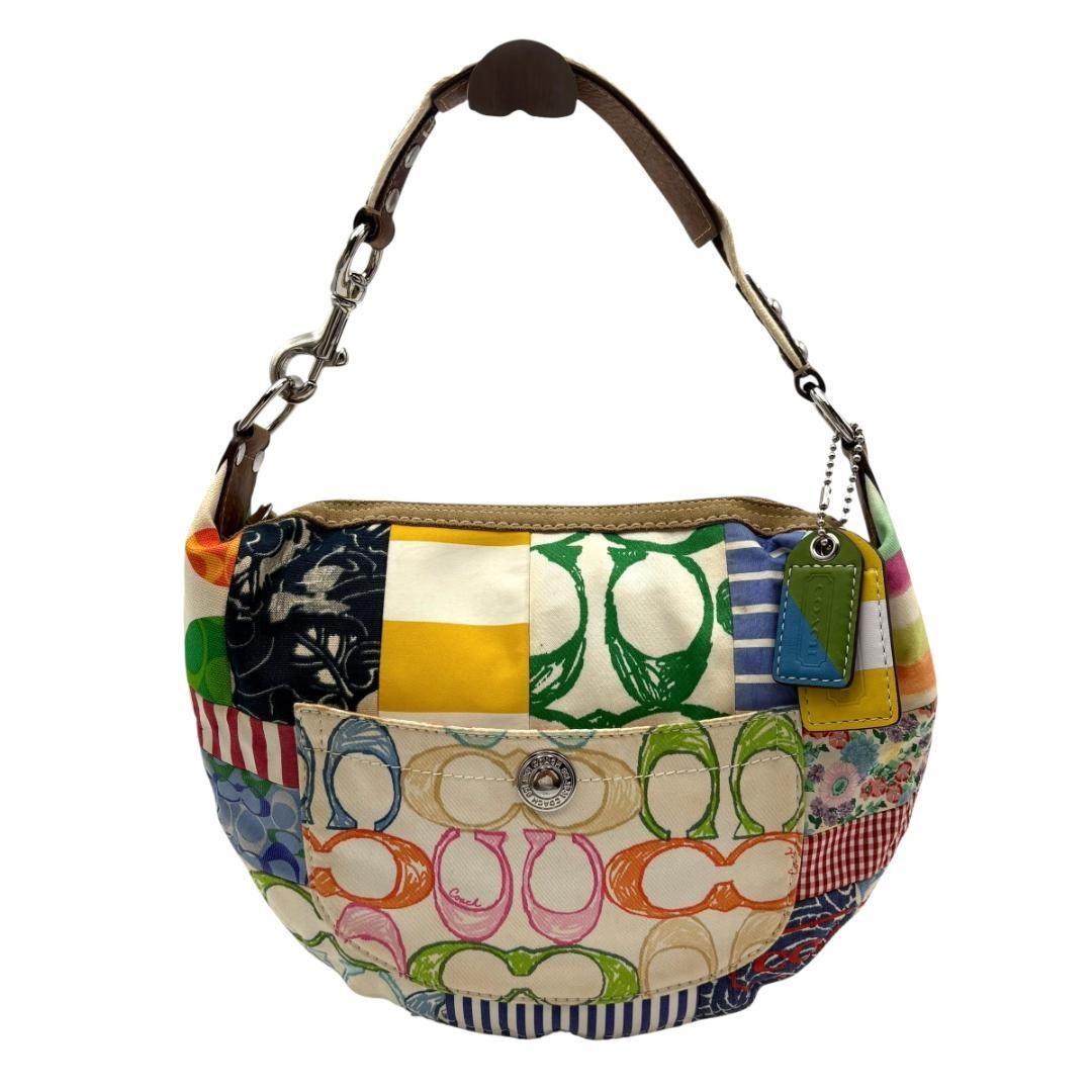 Coach Patchwork Hobo Shoulder Bag One Shoulder  5a - image 2