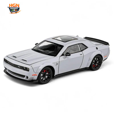 1:24 Dodge Challenger SRT Hellcat Redeye Electroplating Sports Car Alloy Diecast