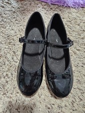 American Ballet Theatre Company Black Tap Shoes Youth Size 2 Dance Shoes