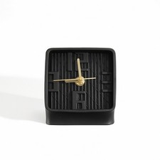 Tischuhr Ornament moderne Uhr mit Standfu&szlig; stilvoll f&uuml;r Regal, B&uuml;ro