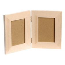 Knorr Prandell Bare Wood Picture Frame - Double Hinged #711