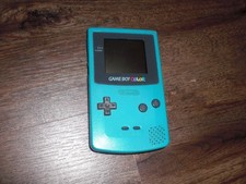 Nintendo Game Boy Color Teal Blue Handheld Console System CGB-001 TESTED WORKS image