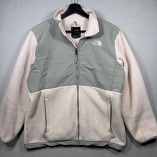 The North Face Jacket Girls XL Pink Polartec Fleece Full Zip Colorblock Outdoor