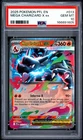 2025 POKEMON PFL EN-PHANTASMAL FLAMES #013 MEGA CHARIZARD X EX PSA 10