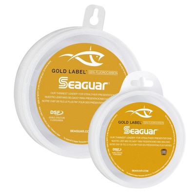 Gold Label 100% Fluorocarbon Fishing Line leader, 80lb Break Strength, 50yds,...