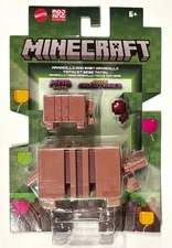 Mattel Minecraft ARMADILLO & BABY ARMADILLO w Spider Eye 3.5" Figure NEW 2025