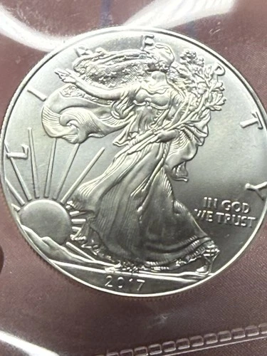 2017 Walking Liberty US Eagle Silver Dollar Coin 1 oz .999 Fine BU