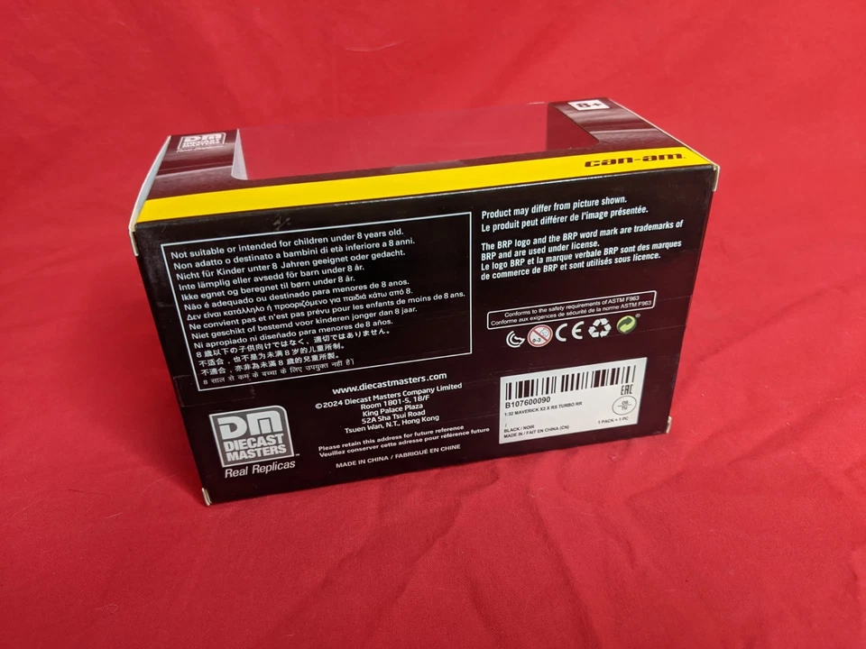 Can-Am Maverick X3 X rs Turbo RR - Black Diecast 1:32 Scale Model - 60001 - Image 3 of 3