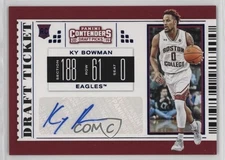 2019-20 Contenders Draft Picks College Ticket Blue Foil Ky Bowman Rookie Auto RC