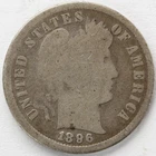 1896 Barber Dime